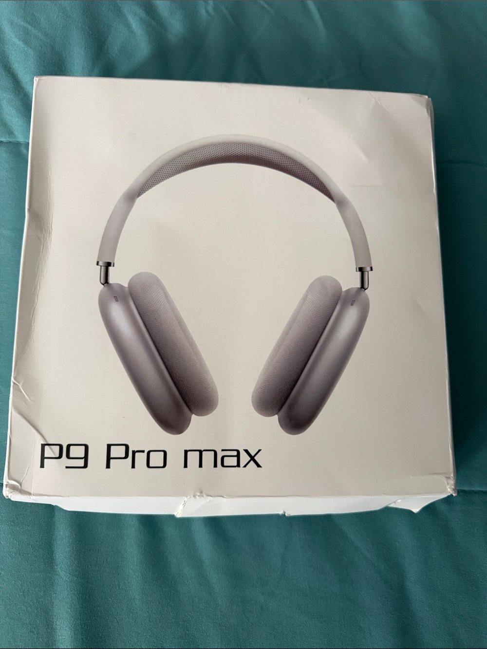P9 Pro Max Wireless Over-Ear Headphones - Silver